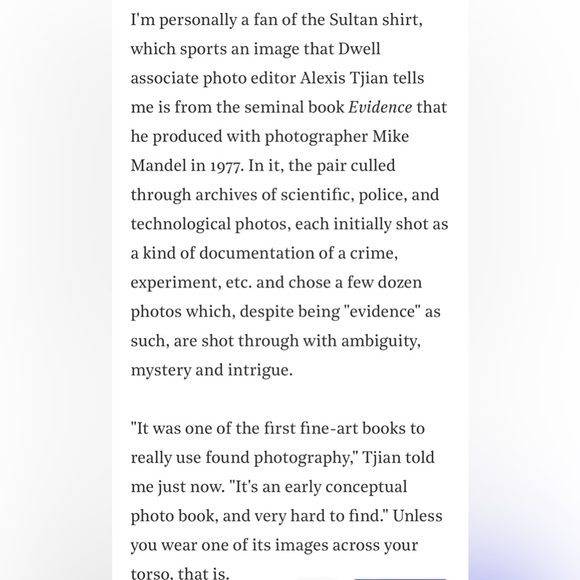 Limited Edition Gap x SFMOMA 75th Anniversary Artist Shirt 2010 XXS Larry Sultan - Picture 8 of 11